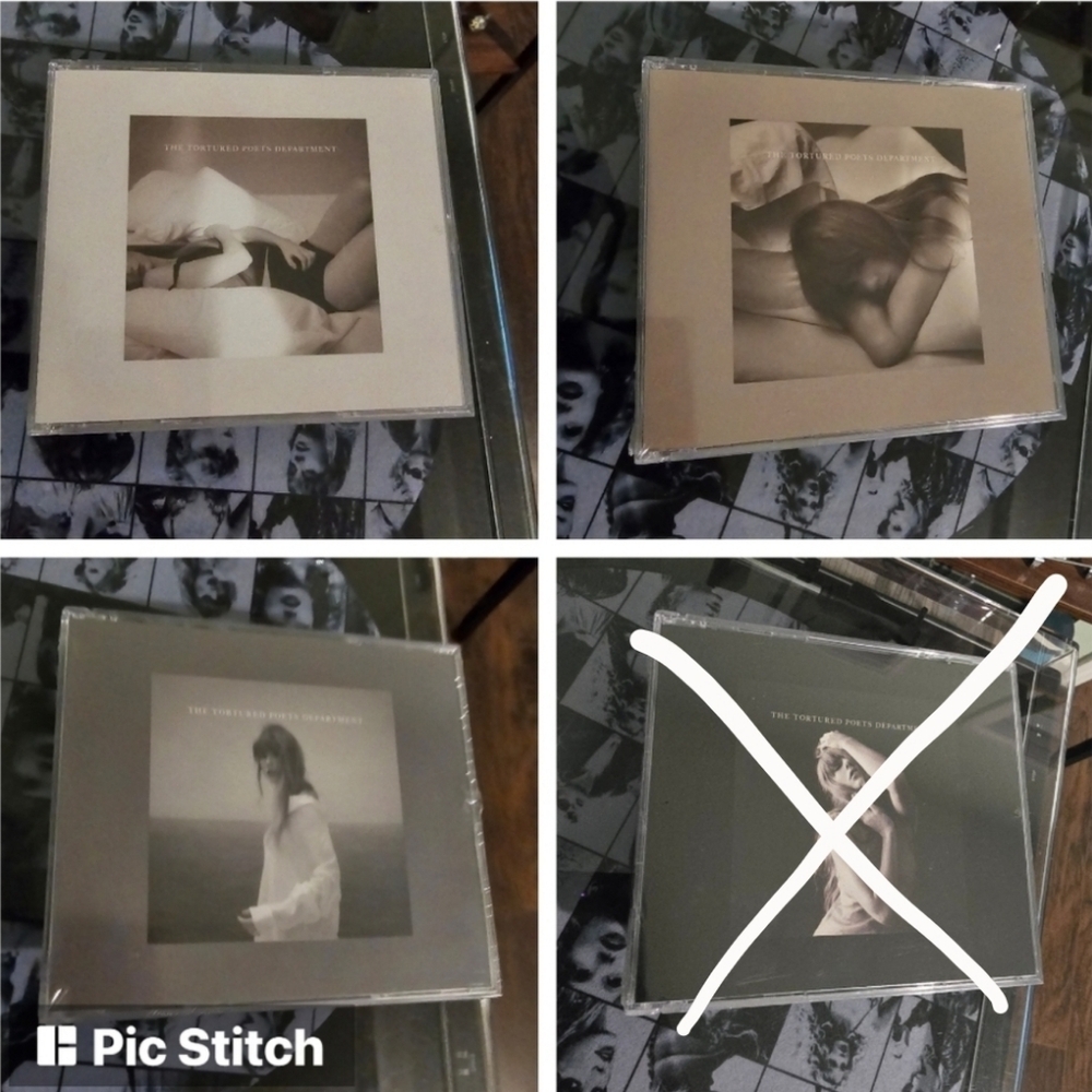 Taylor Swift The Tortured Poets Department Collector's CDs (3)